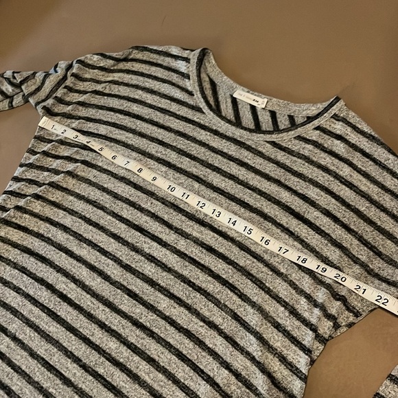 Rag & Bone - Hudson Long-Sleeve Heather Grey/Black - Small - Picture 7 of 11